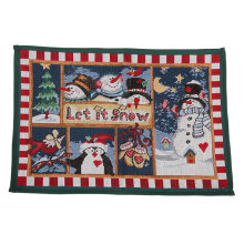 Christmas Floor Foor Mat Entrance Xmas Vans Jacquard door Mat As Your Designed